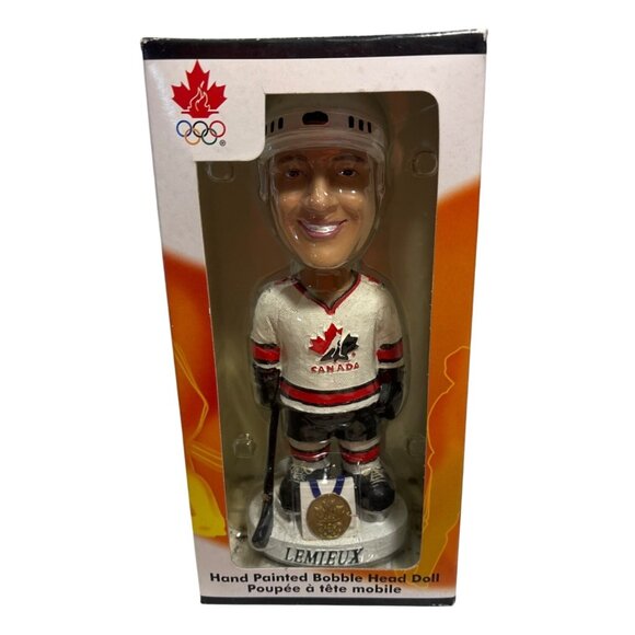Mario Lemieux Team Canada Bobblehead NHLPA Olympics Collectible - Picture 1 of 7
